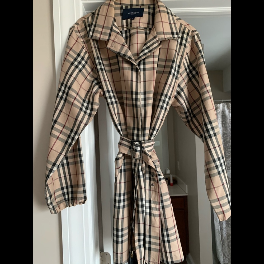 Burberry London lightweight coat.